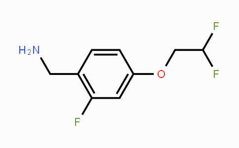 CAS No. 1507672-79-8, 4-(2,2-Difluoroethoxy)-2-fluorobenzylamine