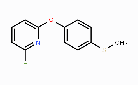 CAS No. 1342864-15-6, 2-Fluoro-6-(4-(methylthio)phenoxy)pyridine