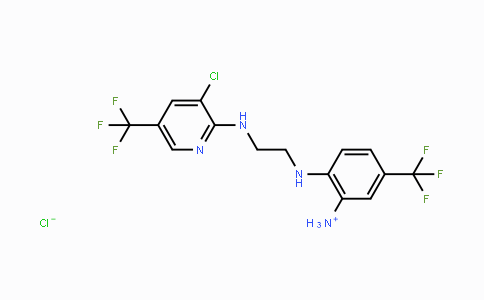 CAS No. 317822-50-7, 2-[(2-{[3-Chloro-5-(trifluoromethyl)-2-pyridinyl]amino}ethyl)amino]-5-(trifluoromethyl)benzenaminium chloride