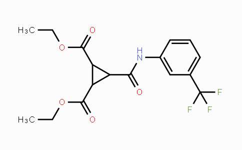 318237-96-6 | Diethyl 3-{[3-(trifluoromethyl)anilino]carbonyl}-1,2-cyclopropanedicarboxylate