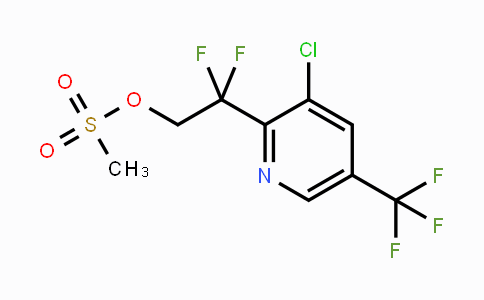 CAS No. 1823182-97-3, 2-(3-Chloro-5-(trifluoromethyl)pyridin-2-yl)-2,2-difluoroethyl methanesulfonate