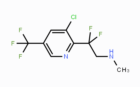 CAS No. 1823184-35-5, 2-(3-Chloro-5-(trifluoromethyl)pyridin-2-yl)-2,2-difluoro-N-methylethanamine