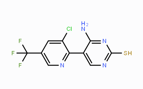 CAS No. 1823183-35-2, 4-Amino-5-(3-chloro-5-(trifluoromethyl)pyridin-2-yl)pyrimidine-2-thiol