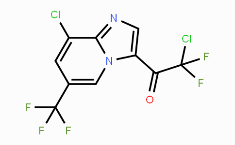 CAS No. 1823183-01-2, 2-Chloro-1-(8-chloro-6-(trifluoromethyl)imidazo[1,2-a]pyridin-3-yl)-2,2-difluoroethanone