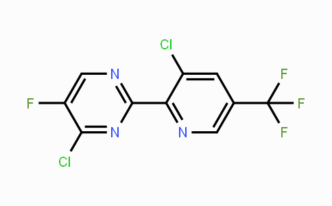 CAS No. 1823188-18-6, 4-Chloro-2-(3-chloro-5-(trifluoromethyl)pyridin-2-yl)-5-fluoropyrimidine