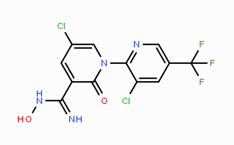CAS No. 1823184-12-8, 5-Chloro-1-[3-chloro-5-(trifluoromethyl)pyridin-2-yl]-N-hydroxy-2-oxo-1,2-dihydropyridine-3-carboximidamide
