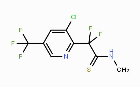 CAS No. 1823188-19-7, 2-(3-Chloro-5-(trifluoromethyl)pyridin-2-yl)-2,2-difluoro-N-methylethanethioamide