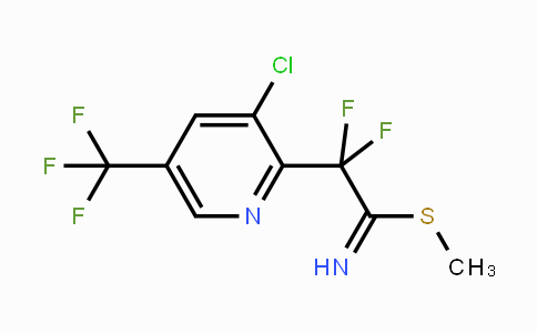 CAS No. 1823183-83-0, Methyl 2-(3-chloro-5-(trifluoromethyl)pyridin-2-yl)-2,2-difluoroethanimidothioate