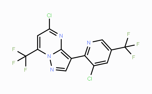 CAS No. 1823182-64-4, 5-Chloro-3-(3-chloro-5-(trifluoromethyl)pyridin-2-yl)-7-(trifluoromethyl)pyrazolo[1,5-a]pyrimidine