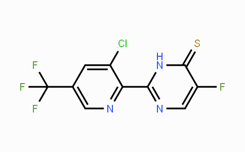 CAS No. 1823183-44-3, 2-(3-Chloro-5-(trifluoromethyl)pyridin-2-yl)-5-fluoropyrimidine-4(3H)-thione