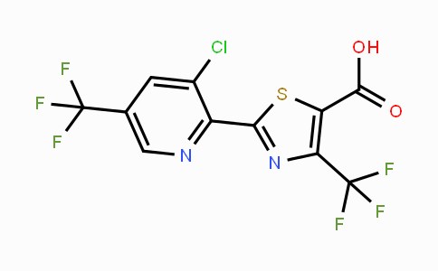 CAS No. 1823182-77-9, 2-(3-Chloro-5-(trifluoromethyl)pyridin-2-yl)-4-(trifluoromethyl)thiazole-5-carboxylic acid