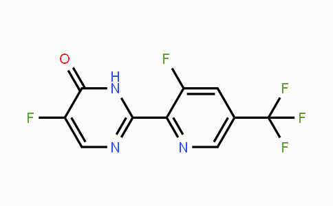 CAS No. 1823182-31-5, 5-Fluoro-2-(3-fluoro-5-(trifluoromethyl)pyridin-2-yl)pyrimidin-4(3H)-one