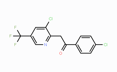 CAS No. 1823182-92-8, 2-(3-Chloro-5-(trifluoromethyl)pyridin-2-yl)-1-(4-chlorophenyl)ethanone