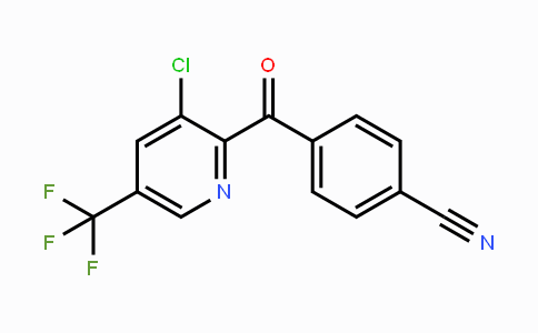 CAS No. 1823183-67-0, 4-(3-Chloro-5-(trifluoromethyl)picolinoyl)benzonitrile