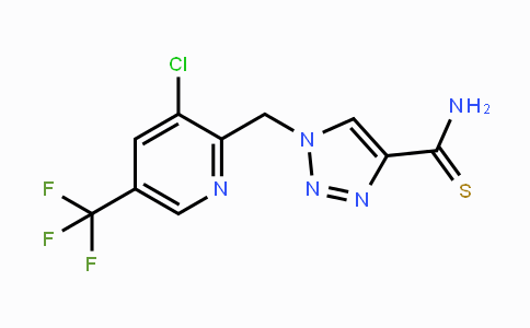 CAS No. 1823188-07-3, 1-((3-Chloro-5-(trifluoromethyl)pyridin-2-yl)methyl)-1H-1,2,3-triazole-4-carbothioamide