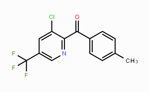 CAS No. 1823182-76-8, (3-Chloro-5-(trifluoromethyl)pyridin-2-yl)(p-tolyl)methanone