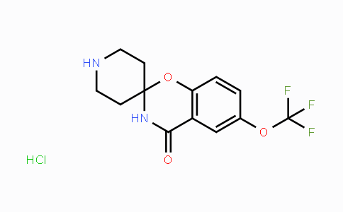 CAS No. 1823184-48-0, 6-(Trifluoromethoxy)spiro[benzo[e][1,3]oxazine-2,4'-piperidin]-4(3H)-one hydrochloride salt