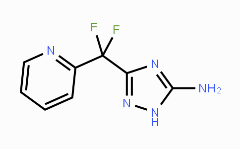 CAS No. 1823188-10-8, 3-(Difluoro(pyridin-2-yl)methyl)-1H-1,2,4-triazol-5-amine