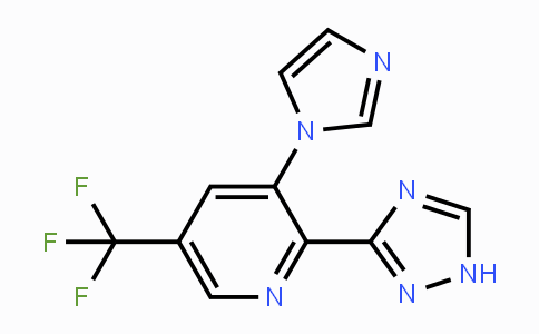 CAS No. 1823183-13-6, 3-(1H-Imidazol-1-yl)-2-(1H-1,2,4-triazol-3-yl)-5-(trifluoromethyl)pyridine