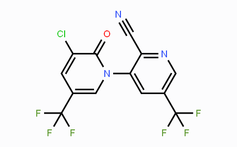 CAS No. 1823187-96-7, 3-Chloro-2-oxo-5,5'-bis(trifluoromethyl)-2H-[1,3'-bipyridine]-2'-carbonitrile