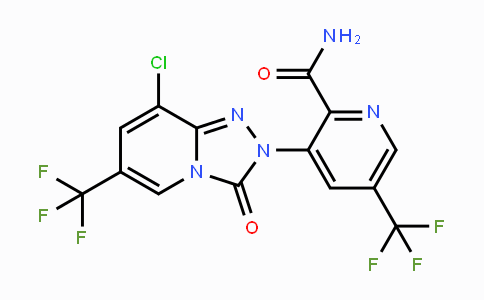 CAS No. 1823184-29-7, 3-(8-Chloro-3-oxo-6-(trifluoromethyl)-[1,2,4]triazolo[4,3-a]pyridin-2(3H)-yl)-5-(trifluoromethyl)picolinamide