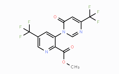 CAS No. 1823184-30-0, Methyl 3-(6-oxo-4-(trifluoromethyl)pyrimidin-1(6H)-yl)-5-(trifluoromethyl)picolinate