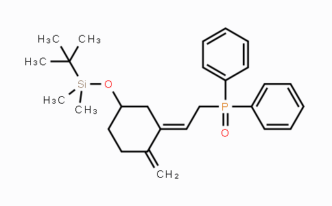 CAS No. 100858-27-3, tert-Butyl-{3-[2-(diphenyl-phosphinoyl)-ethylidene]-4-methylene-cyclohexyloxy}-dimethyl-silane
