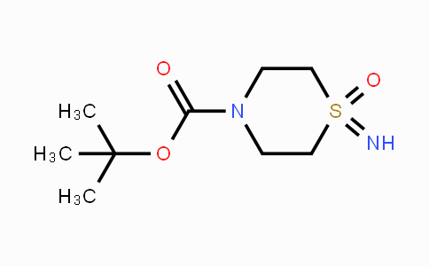 CAS No. 1609964-38-6, tert-Butyl 1-imino-1-oxo-1(lambda6)-thiomorpholine-4-carboxylate