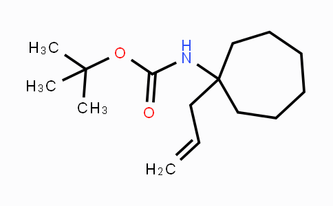 CAS No. 1335042-63-1, N-Boc-1-allyl-1-aminocycloheptane