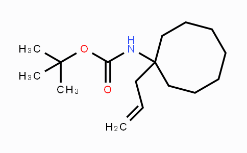 CAS No. 1335042-78-8, N-Boc-1-allyl-1-aminocyclooctane
