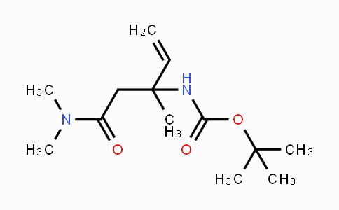 CAS No. 1379812-31-3, N-Boc-(+/-)-3-amino-3-methylpent-4-endimethylamide
