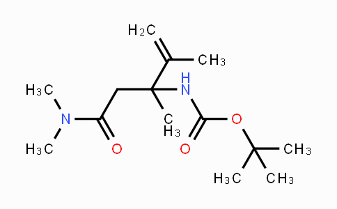 CAS No. 1379812-33-5, N-Boc-(+/-)-3-amino-3,4-dimethylpent-4-endimethylamide