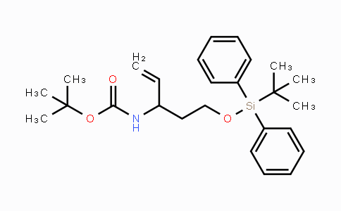 CAS No. 1379812-36-8, N-Boc-(+/-)-1-[{tert-butyl(diphenyl)silyl}oxy]pent-4-en-3-amine