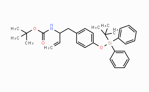 CAS No. 1379812-37-9, N-Boc-(+/-)-4-(4-{[tert-butyl(diphenyl)silyl]oxy}-phenyl)-3-amino-1-buten