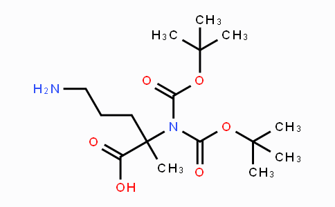 CAS No. 1219378-96-7, Di-Boc-alpha-methyl-DL-ornithine