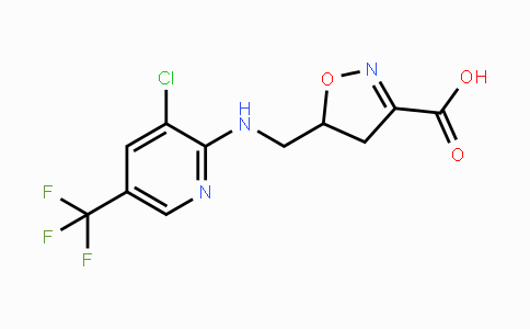 CAS No. 251097-82-2, 5-({[3-Chloro-5-(trifluoromethyl)-2-pyridinyl]amino}methyl)-4,5-dihydro-3-isoxazolecarboxylic acid