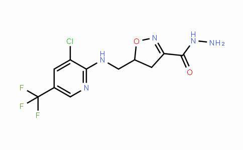 CAS No. 251310-32-4, 5-({[3-Chloro-5-(trifluoromethyl)-2-pyridinyl]amino}methyl)-4,5-dihydro-3-isoxazolecarbohydrazide
