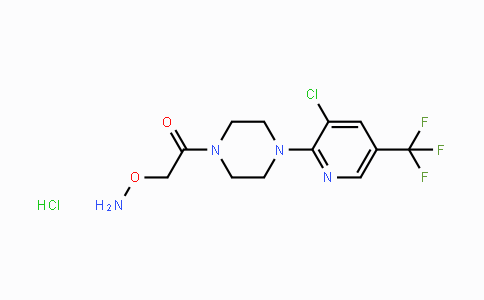CAS No. 321391-87-1, 2-(Aminooxy)-1-{4-[3-chloro-5-(trifluoromethyl)-2-pyridinyl]piperazino}-1-ethanone hydrochloride