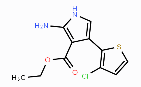 CAS No. 338982-14-2, Ethyl 2-amino-4-(3-chloro-2-thienyl)-1H-pyrrole-3-carboxylate