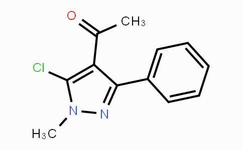 CAS No. 321526-28-7, 1-(5-Chloro-1-methyl-3-phenyl-1H-pyrazol-4-yl)-1-ethanone