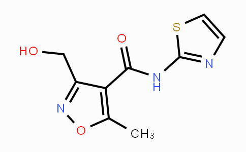 CAS No. 338408-93-8, 3-(Hydroxymethyl)-5-methyl-N-(1,3-thiazol-2-yl)-4-isoxazolecarboxamide