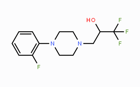 CAS No. 453557-80-7, 1,1,1-Trifluoro-3-[4-(2-fluorophenyl)piperazino]-2-propanol