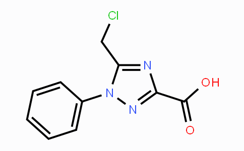 CAS No. 1221792-24-0, 5-(Chloromethyl)-1-phenyl-1H-1,2,4-triazole-3-carboxylic acid