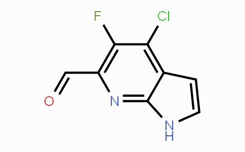 CAS No. 1246088-61-8, 4-Chloro-5-fluoro-1H-pyrrolo[2,3-b]pyridine-6-carbaldehyde