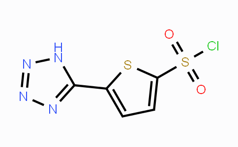 CAS No. 924964-21-6, 5-(1H-Tetrazol-5-yl)thiophene-2-sulfonyl chloride