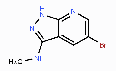 CAS No. 1289189-96-3, 3-Methylamino-5-bromo-1H-pyrazolo[3,4-b]pyridine
