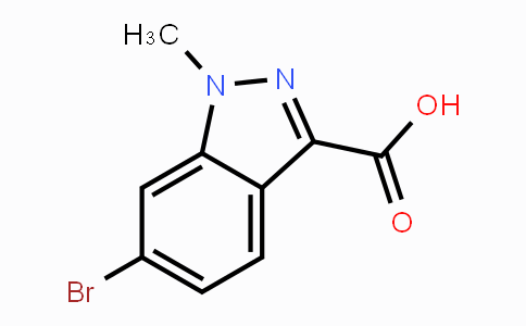 CAS No. 1021859-29-9, 6-Bromo-1-methyl-1H-indazole-3-carboxylic acid