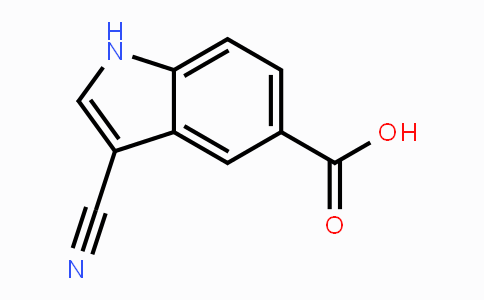 CAS No. 889942-87-4, 3-Cyano-1H-indole-5-carboxylic acid