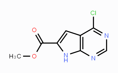 CAS No. 944709-69-7, 4-Chloro-7H-pyrrolo[2,3-d]pyrimidine-6-carboxylic acid methyl ester