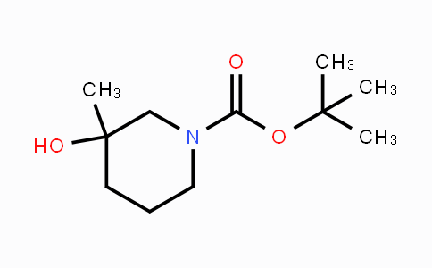 CAS No. 1104083-27-3, tert-Butyl 3-hydroxy-3-methyl-piperidine-1-carboxylate